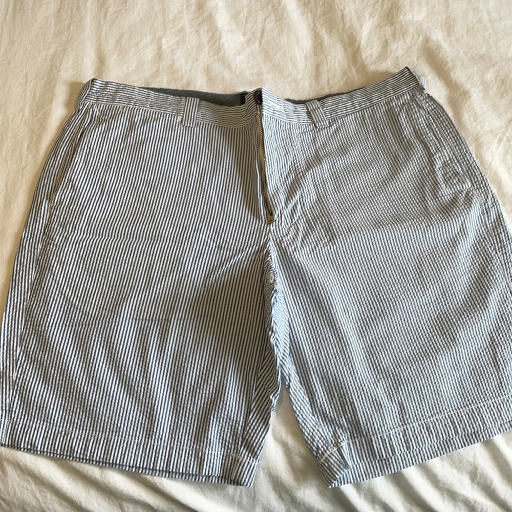 J. Crew seersucker shorts